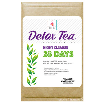 Thé organique à base de plantes aromatiques à base de plantes Thé minceur Thé à la perte de poids (28 jours nettoyez le thé)